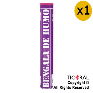 BENGALA DE HUMO VIOLETA PARTY STORE x 1